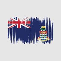 kaaiman eilanden vlag vector borstel. nationaal vlag borstel vector
