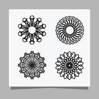 vector illustratie van minimalistische ornamenten, Arabisch ornamenten getrokken Aan papier zijn perfect voor banier en poster decoratie
