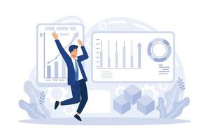 dsm ontwerp structuur Matrix. beheer van complex systemen en projecten. optimalisatie van werk processen. tijd planning organisatie en controle vlak vector modern illustratie