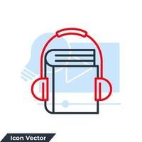 online onderwijs icoon logo vector illustratie. audio Cursus symbool sjabloon voor grafisch en web ontwerp verzameling