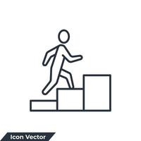 carrière icoon logo vector illustratie. carrière symbool sjabloon voor grafisch en web ontwerp verzameling