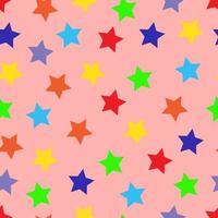 naadloos patroon met kleurrijk sterren. vector illustratie.