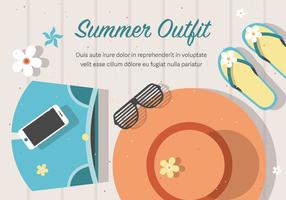 Gratis Vector Zomer Outfit Achtergrond