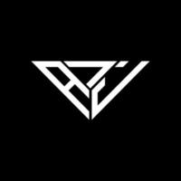 ajj brief logo creatief ontwerp met vector grafisch, ajj gemakkelijk en modern logo in driehoek vorm geven aan.
