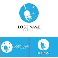 schoonmaak schone service logo vector pictogrammalplaatje