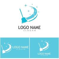 schoonmaak schone service logo vector pictogrammalplaatje