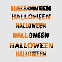 gelukkig halloween vector typografie etiketten