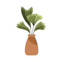 kamerplant in pot vector