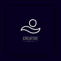 creatief en vernieuwend jeugd logo ontwerp heeft een waar jeugd ziel in mensen logo stijl vector