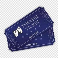 theater ticket vector illustratie