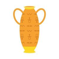 Egyptische cultuur pot vector