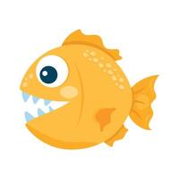 piranha vis zeeleven dier vector