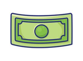 rekening geld dollar vector