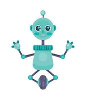 robot met wiel vector