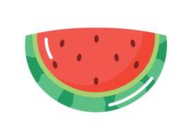 watermeloen fruit portie vector