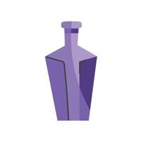 Purper toverdrank fles vector