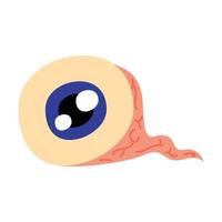 halloween magie oog vector