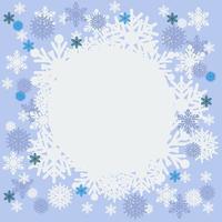 bewerkbare winter sneeuwvlokken vector illustratie voor tekst achtergrond van winter seizoensgebonden themed doeleinden