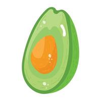 krijgen deze verbazingwekkend vlak sticker van avocado vector
