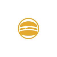 hamburger vector logo ontwerp. hamburger cafe logo.