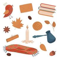 herfst knus items vector