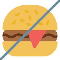 hamburger vectorillustratie op een background.premium kwaliteit symbolen.vector pictogrammen voor concept en grafisch ontwerp. vector