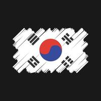 Zuid-Korea vlag vector ontwerp. nationale vlag
