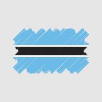 Botswana vlag vector ontwerp. nationale vlag