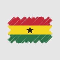 Ghana vlag vector ontwerp. nationale vlag
