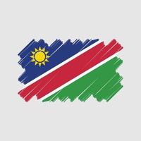 Namibië vlag vector ontwerp. nationale vlag