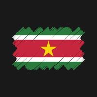 Suriname vlag vector ontwerp. nationale vlag