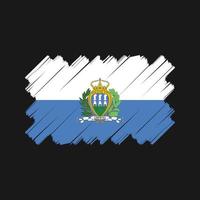 san marino vlag vector ontwerp. nationale vlag