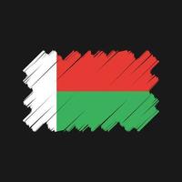 Madagaskar vlag vector ontwerp. nationale vlag