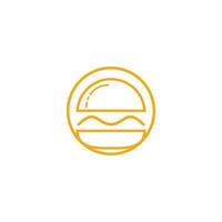 hamburger vector logo ontwerp. hamburger cafe logo.