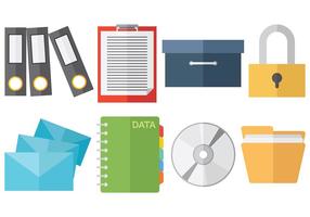 Gratis File Cabinet Icons Vector