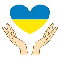 helpen Oekraïne anti oorlog creatief concept met genoeg handen van divers mensen symboliseert menselijk gemeenschap helpen vector