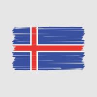 IJsland vlag vector. nationaal vlag vector