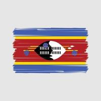 Swaziland vlag vector. nationaal vlag vector