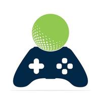 golf spel logo ontwerp sjabloon. golf spel icoon logo ontwerp element. vector