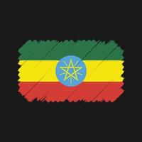 Ethiopië vlag vector. nationale vlag vector