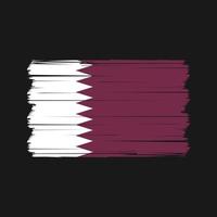 qatar vlag vector. nationaal vlag vector