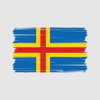 een land eilanden vlag vector. nationaal vlag vector