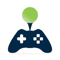 golf spel logo ontwerp sjabloon. golf spel icoon logo ontwerp element. vector