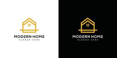 huis logo vector ontwerpconcept