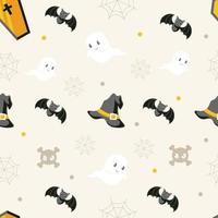 halloween naadloos patroon schattig illustratie vector