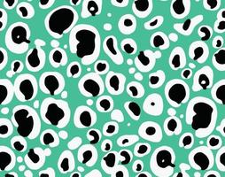 dots Aan groen - hoog resolutie illustratie textiel ornament vector