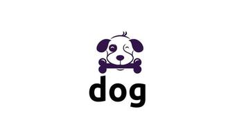 hond logo ontwerp vector