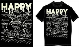 halloween t-shirt ontwerp vector