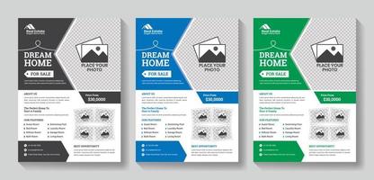 elegant huis uitverkoop echt landgoed folder zakelijke bedrijf brochure sjabloon ontwerp brochure vector