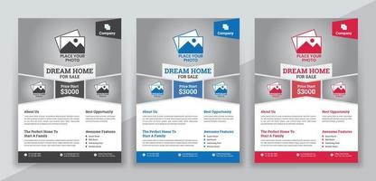elegant huis uitverkoop echt landgoed folder zakelijke bedrijf brochure sjabloon ontwerp brochure vector